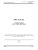 Sensata 2002-ALM-HL User manual