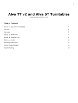 Cambridge Audio Alva TT v2 User manual