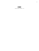 Cambridge Audio CXC Compact Disc Transport User manual