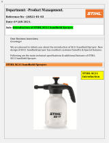 STIHL SG11 handheld Sprayer User manual