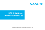 NANLITE 60MixPanel 150 RGBWW LED PANEL LIGHT User manual