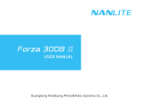 NANLITE Forza 300B User manual