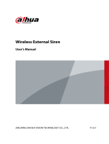 Dahua Wireless Siren User manual