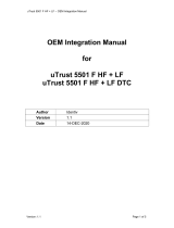 Identiv UT5501F-01 User manual