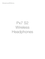 Bowers Wilkins Px7 S2 User manual