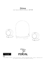 Focal Dôme Câble RCA de 5 m User manual