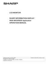 Sharp PN-L652B User manual