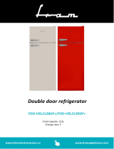 FRAM FDD-VRL212BGF+ Double Door Refrigerator User manual