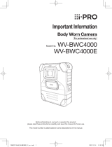 Panasonic WV-BWC4000 Body Worn Camera User manual