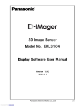 Panasonic D-IMager EKL3104 3D Image Sensor User manual