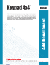mikroElektronika Keypad 4×4 Additional Board User manual