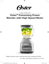 Oster BLSTPEG-G80-000 User manual
