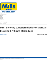 Mills Mini Blowing Junction Block User manual