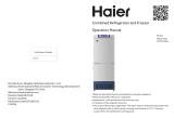 Haier HYCD-282, HYCD-282A Combined Refrigerator and Freezer User manual