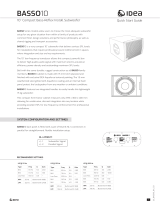 Idea BASSO10 10 Compact Bass-Reflex User manual