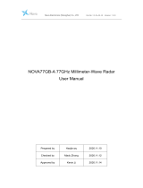 Nova 7GB-A 77GHz Millimeter-Wave Radar User manual