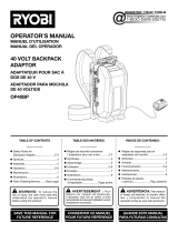 Ryobi OP40BP User manual