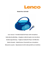 Lenco SCD-620 User manual