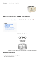 ANKOT3225AE 4 Slice Toaster