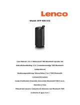 Lenco BTP-400 User manual