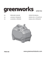 Greenworks GPW1704 User manual