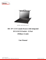 I-Tech Company AMil-1900-D12e-AC 1RU 19 Inch LCD Console Drawer User manual
