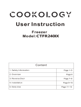 COOKOLOGY CTFR240IX User manual