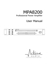 Active Audio MPA8200 User manual