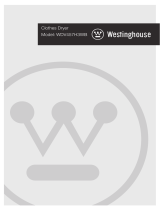 Westinghouse V457H3WB Clothes Dryer User manual