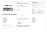 Shenzhen Deying Industry AK-631-2 Keyboard and Mouse Combo User manual