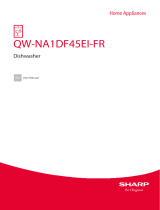 Sharp QW-NA1DF45EI-FR Dishwasher User manual