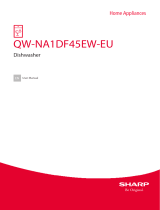 Sharp QW-NA1DF45EW-EU Dishwasher User manual