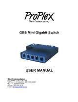 ProPlex GBS Mini User manual