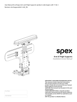spex Arm and Thigh Supports User manual