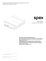 spex Flex Cushion User manual