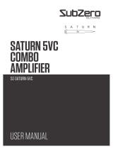 Sub-Zero SUB-ZERO SZ-SATURN-5VC Saturn 5VC Combo Amplifier User manual