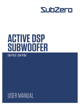 Subzero SW-P15X ACTIVE DSP SUBWOOFER User manual