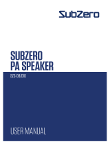 Sub-Zero SUB-ZERO SZS-D8 Active DSP PA Speaker at Gear4music User manual
