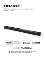 Hisense HS205 User manual