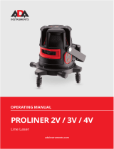 ADA INSTRUMENTS А00472 ProLiner 2V Line Laser User manual