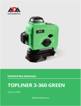 ADA INSTRUMENTS А00507 Topliner 3-360 Green Line Laser User manual