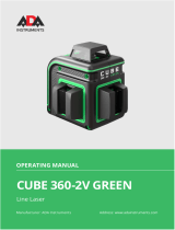 ADA INSTRUMENTS А00571 Cube 360-2v Green Line Laser User manual