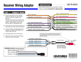 Crutchfield 70-5519 Receiver Wiring Adaptor User manual