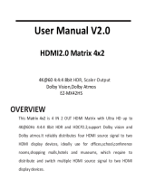 DOLBY ATMOS HDMI2.0 User manual