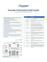 Sparklight T53W YEALINK FORMERLY CABLE ONE BUSINESS User manual