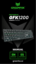 GREENFOX Mechanical GFK1200 Gaming Keyboard User manual