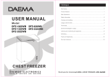 Daema DFZ-1822WB Chest Freezer User manual