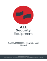All Security Equipment Surface Mount Single 1200LSDM Magnetic Lock User manual