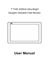 Feelworld 7 Inches FHD2200 nit User manual