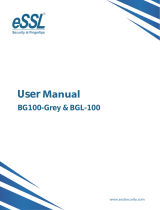 eSSL BG100-Grey User manual